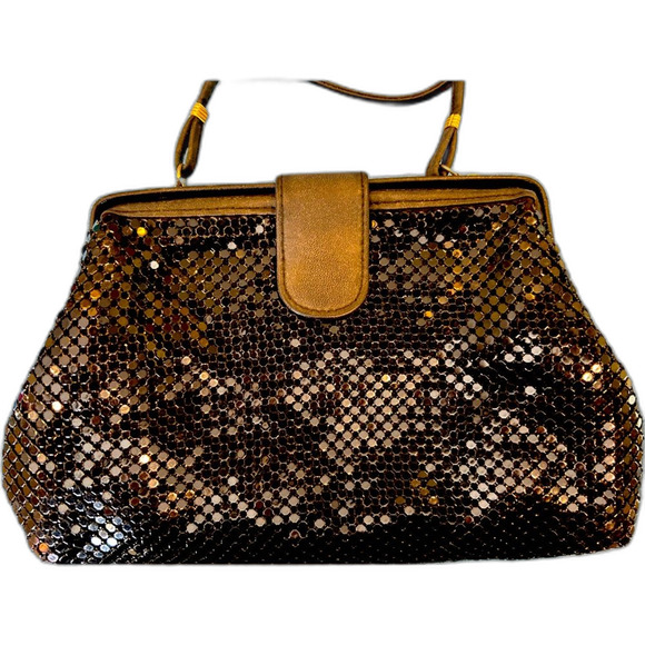 Whiting & Davis Vintage Black Evening Bag - Picture 1 of 5